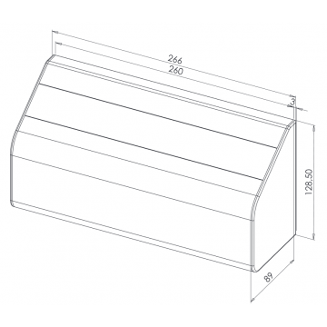 Capot aluminium AS pour EF300L & EF300/550Z