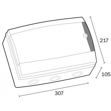 BeeLock contact en boîtier avec  alimentation 220