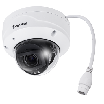 Outdoor Fixed Dome, 2M 30fps, H.265/H.264/MJPEG, f