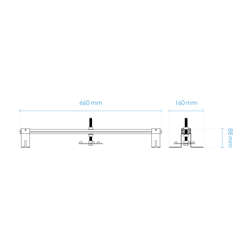 Recessed bracket of MA9322-EHTV