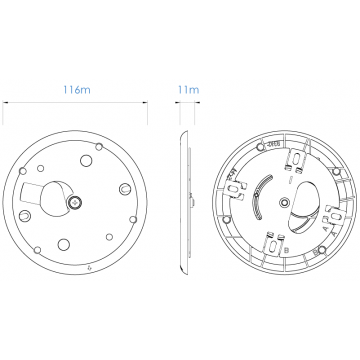 Adapting Plate for mini dome