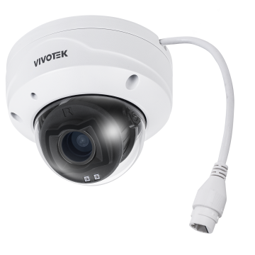 Outdoor Fixed Dome, 5M 30fps, H.265/H.264/MJPEG, f