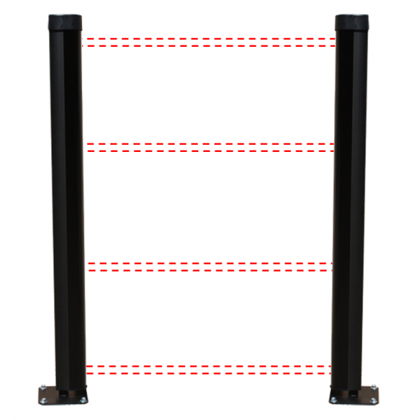 Colonne filaire Elite II-2m 6E+6R 100+200m Colonne filaire Elite II-2m 6E+6R 100+200m