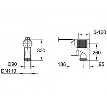 Cale de déport 5 cm pour Sentinel R30 lors d\'une f