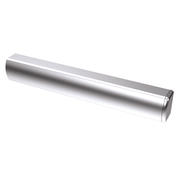 Goulotte aluminium 1 mètre + capuchon de finition Goulotte aluminium 1 mètre + capuchon de finition