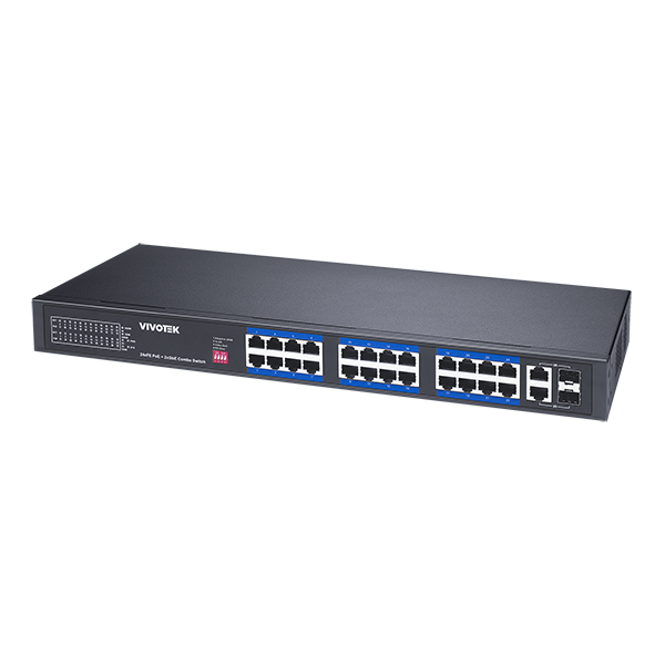 24xFE PoE + 2xGbE Combo Unmanaged Switch 24xFE PoE + 2xGbE Combo Unmanaged Switch